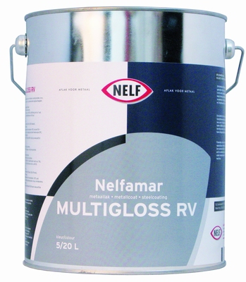 NELFAMAR MULTIGLOSS RV KLEUR, 5 ltr.  5 LITER